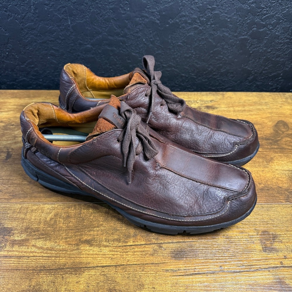 Timberland 80532 Brown Genuine Leather Oxford Shoes Mens 14M